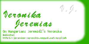 veronika jeremias business card